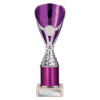 Rising Stars Plastic Trophy Purple 230mm