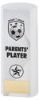 WHITE PLASTIC FILLED COLUMN FOOTBALL PARENTS PLAYER (1in CEN) - 6in